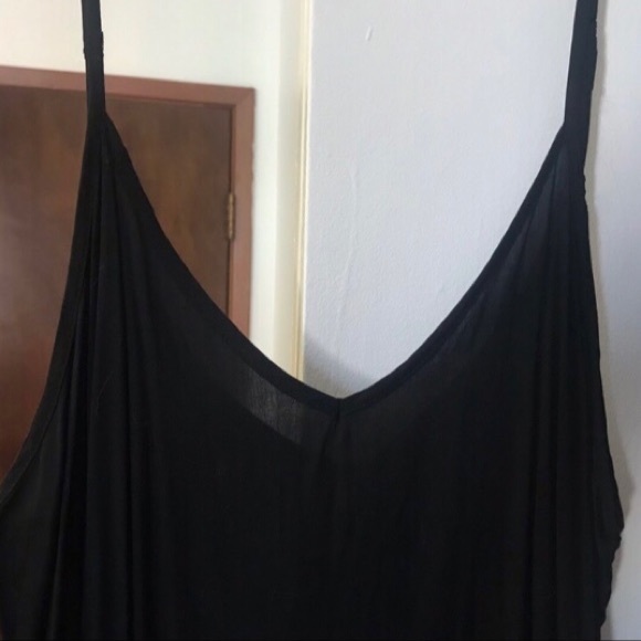 Long black cami dress - Picture 2 of 2
